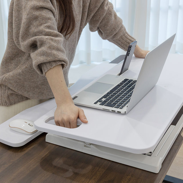 [비밀특가] 스탠딩 모션데스크 높이조절 책상 스탠워크 수동 거치형 950