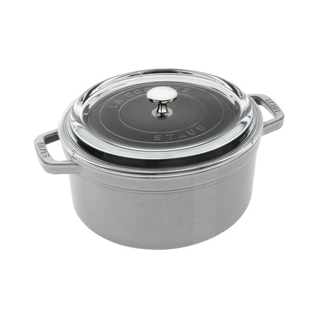 [해외] 스타우브 꼬꼬떼 라운드 3.9QT (24cm) 그래파이트