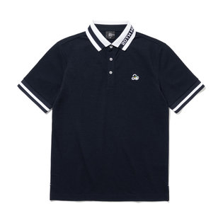 YOKO 카라넥 포인트 PK 남성 반팔 티셔츠 [NAVY]