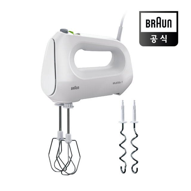 핸드믹서(반죽기) HM1010WH[400W/4단계+터보/도우훅,휘스크]