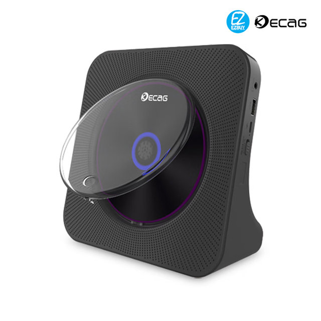 [해외직구] KECAG 블루투스 데스크탑 CD 플레이어 KC-806 충전형