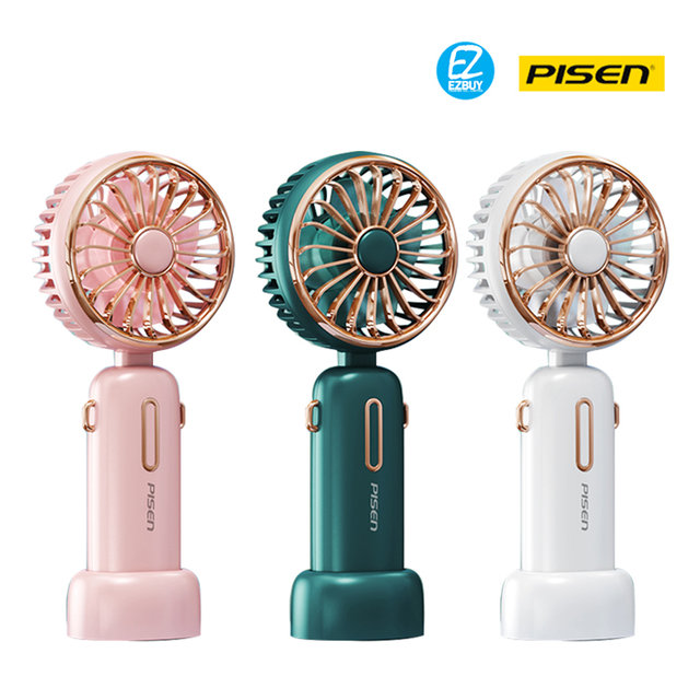 [해외직구] 피센 미니 휴대용 선풍기 초저소음 목걸이형 선풍기 2000mAh HJ-F09