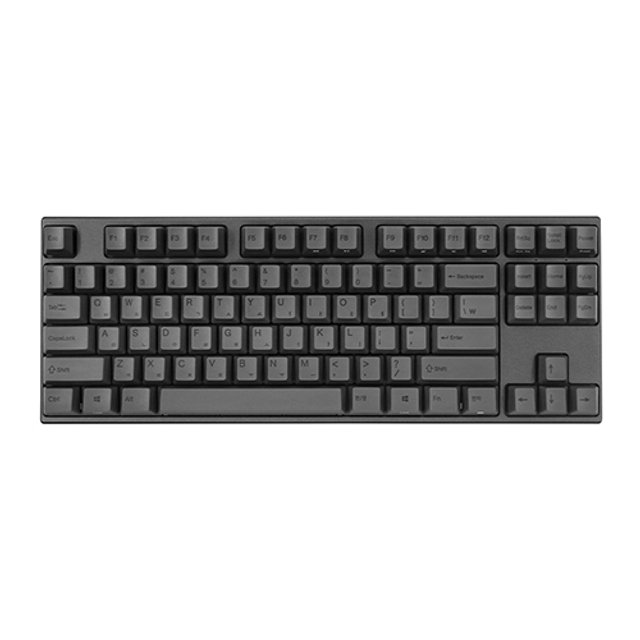VARMILO VA87M V2 다크 그레이 PBT 염료승화 한글 적축