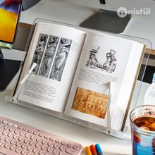 니스툴 아크릴 투명 1단 독서대 클레어 북스탠드 NB08 대형