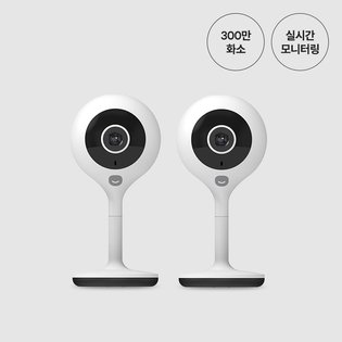 스마트 CCTV 홈카메라 고정형 (더블구성)