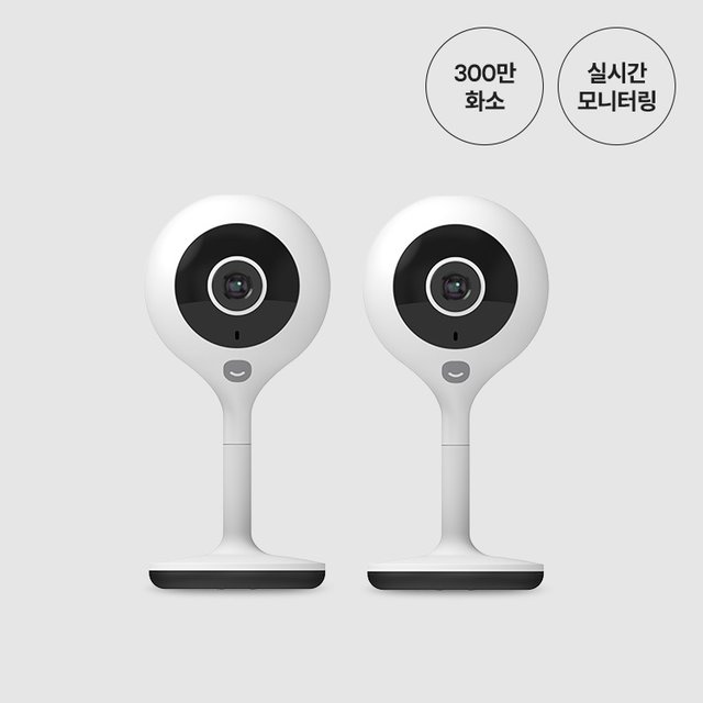 스마트 CCTV 홈카메라 고정형 (더블구성)