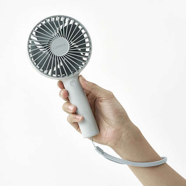 루메나 FAN PRO 4 휴대용 무선 선풍기 [아쿠아그레이] FAN-PRO4-GY