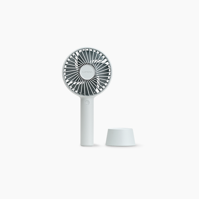 루메나 FAN PRO 4 휴대용 무선 선풍기 [아쿠아그레이] FAN-PRO4-GY