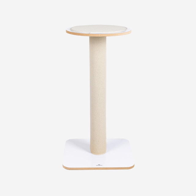[피카노리] 반려묘 카페트 재질 고양이 MDF 폴 스크래쳐 PECA8206MW
