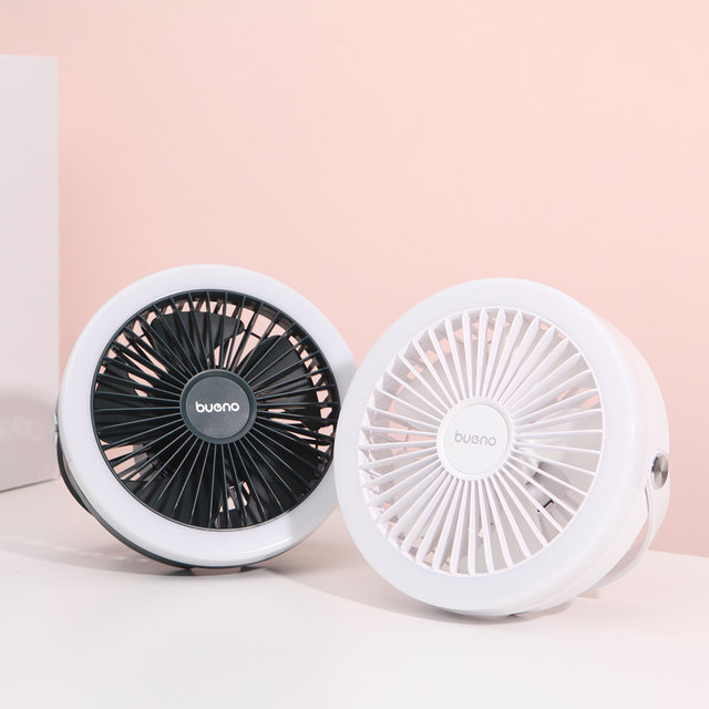 브에노 휴대용 LED 무선팬 선풍기 리모컨형 화이트 BN-W300