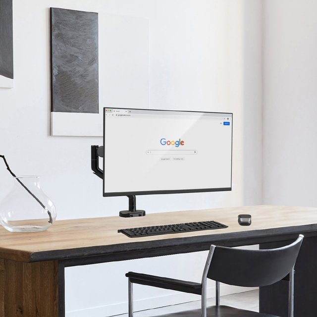 카멜 CA3 패브릭 디자인 싱글 모니터암 모니터거치대