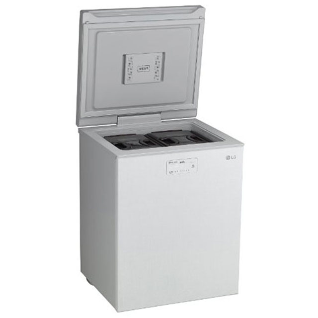 디오스 뚜껑형 김치냉장고 K132LW123 (128L, 화이트)