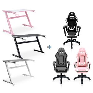 일루일루 Z-타이탄 시리즈 게이밍 체어+데스트+발받침 세트 외 인체공학 의자 특가전