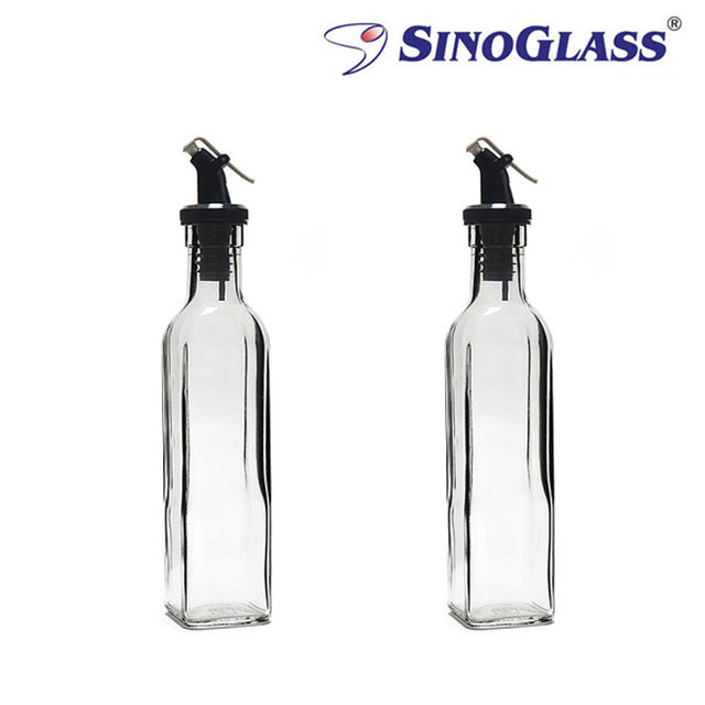 오일 소스병 250ml 2P 유리 참기름 간장 양념병 시럽용기
