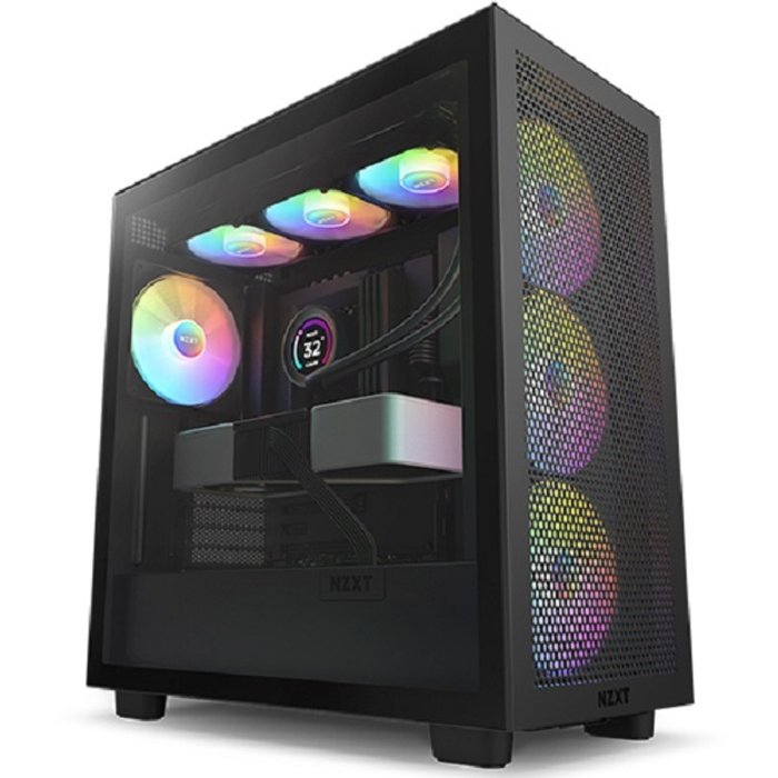 NZXT H7 Flow RGB Matte Black 미들타워 케이스