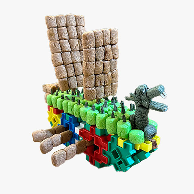 잼콘 4000 라지박스 플레이콘 사각블록