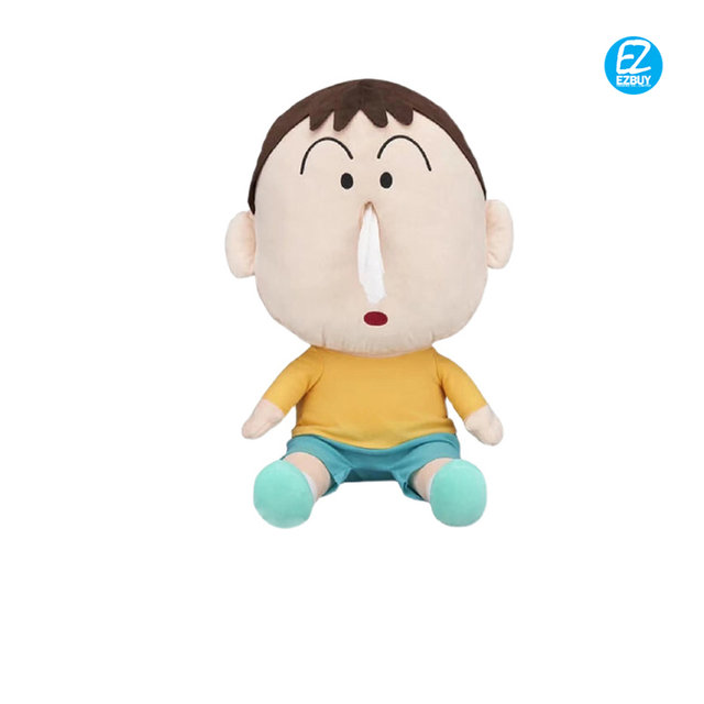 [해외직구] 맹구 인형 콧물 캐릭터 휴지 케이스 38cm / 티슈 커버 / 휴대용 / 여행용