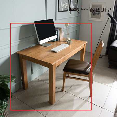 [비밀특가] 웰리스D 고무나무 원목 4인 식탁테이블