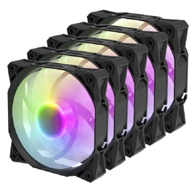 DARKFLASH S101 FDB ARGB 블랙 (5PACK)