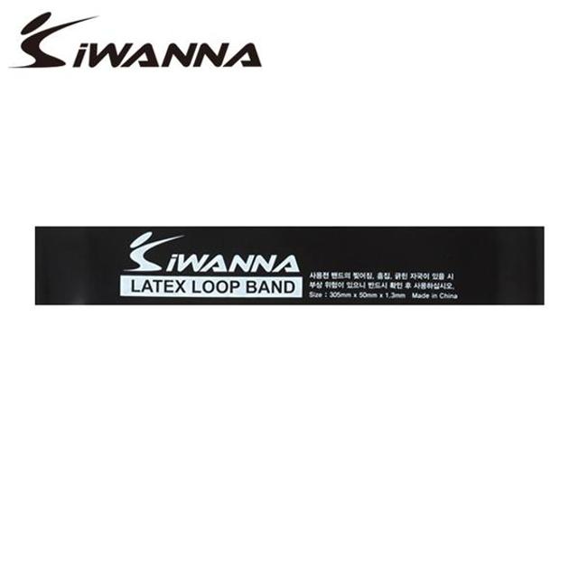 아이워너 홈트레이닝 루프밴드 1.3mm 블랙