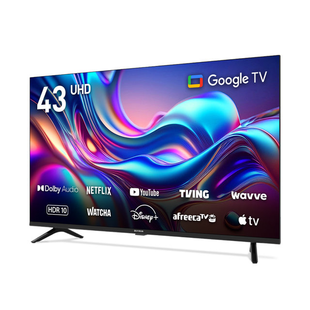 109cm  바이런 무결점 구글OS 스마트TV / HP43G3 (택배출고/스탠드 자가설치)