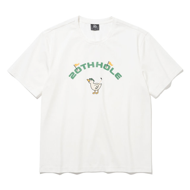 투에니더그 골프 프린트 남성 반팔 티셔츠 [WHITE]