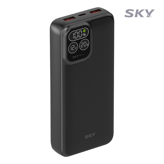 스카이 필 22.5W 고속 충전 LCD잔량표시 20000mAh 대용량 보조배터리 PD30 USB C타입 갤럭시 아이폰 기내반입