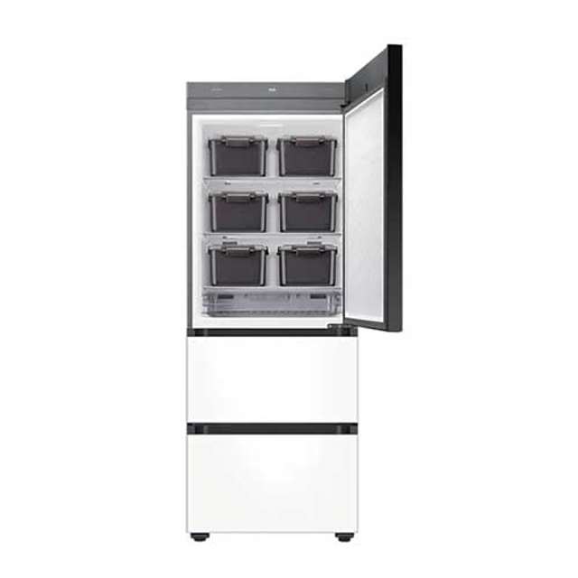 비스포크 키친핏 김치냉장고 3도어 RQ33C7411W6 (313L, 새틴 화이트, 1등급)