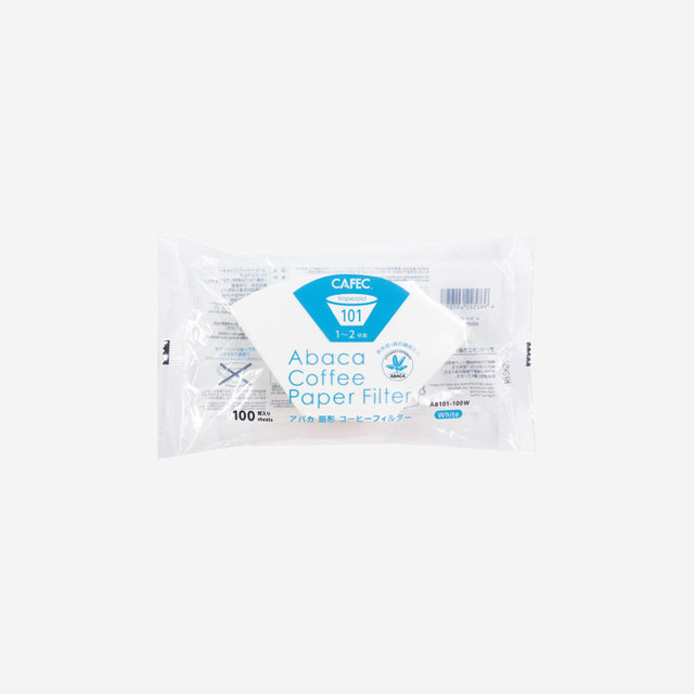 카펙 아바카 부채꼴 커피 필터 1컵 화이트 (100p)