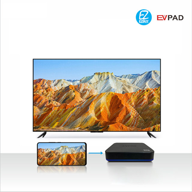 [해외직구] EVPAD 10P Android 셋톱박스 4+64GB 블루투스 5.2