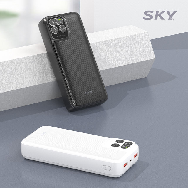 [임직원] 스카이 필 PD20 22.5W 고속 충전 LCD 잔량표시 20000mAh 대용량 보조배터 