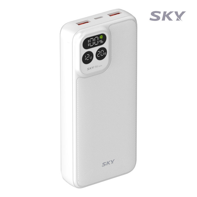 [임직원] 스카이 필 PD20 22.5W 고속 충전 LCD 잔량표시 20000mAh 대용량 보조배터 