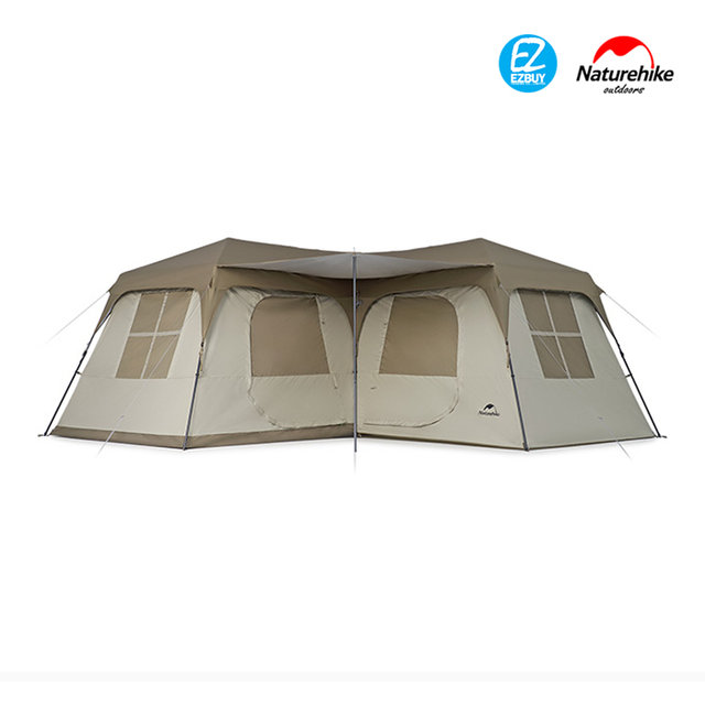 [해외직구]  네이처하이크 빌리지 스위트 퀵오픈 텐트 CNH23ZP12004 / 28m² / 3침실 2거실 / 최대 12명 / 내부 무드등