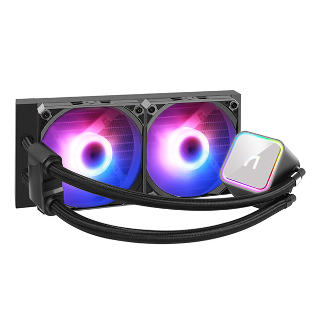 ABKO NCORE T240 풀체인지 ARGB 수냉 쿨러 블랙