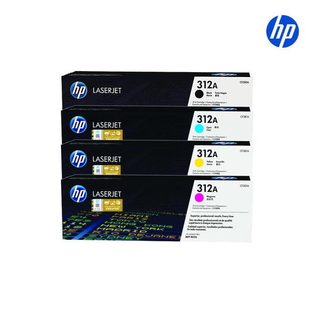 정품 HP CF380A + CF381A + CF382A + CF383A 4색 세트