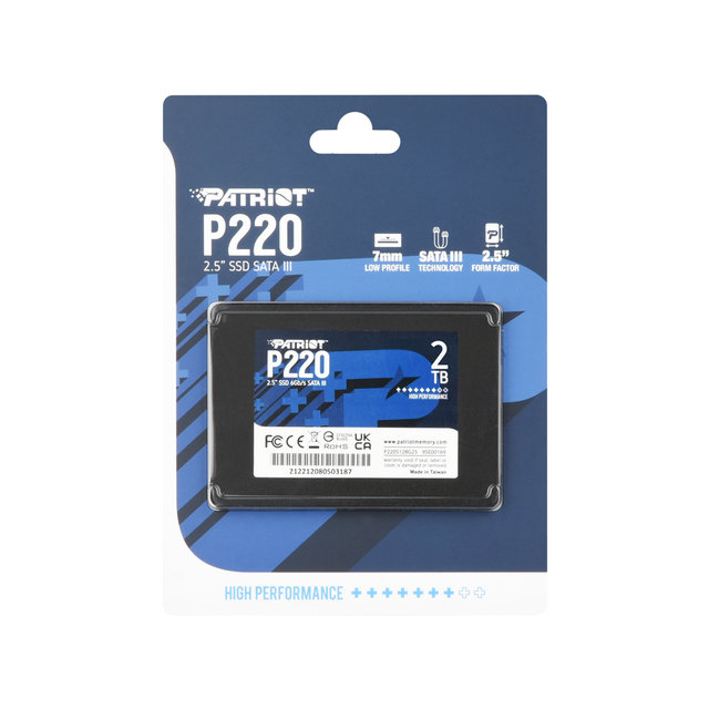 [PATRIOT] 패트리어트 P220 2TB SATA 3D TLC 파인인포
