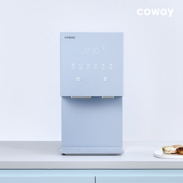 코웨이 아이콘 얼음 정수기 CHPI-7400N 아이스 블루 3년 케어십