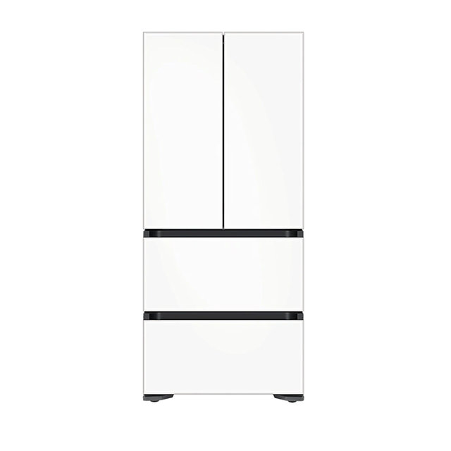 비스포크 키친핏 김치냉장고 4도어 RQ42C94E2W6 (420L, 새틴 화이트)