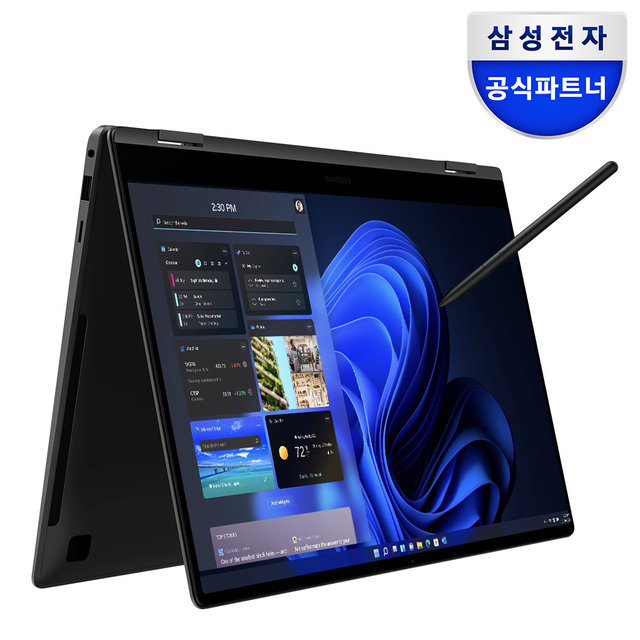 [i7 윈11프로 업글출고!] 갤럭시북3 360 NT750QFT-A51AS 사무용 업무용 멀티미디어 대학생 인강용 S펜 터치 태블릿 노트북