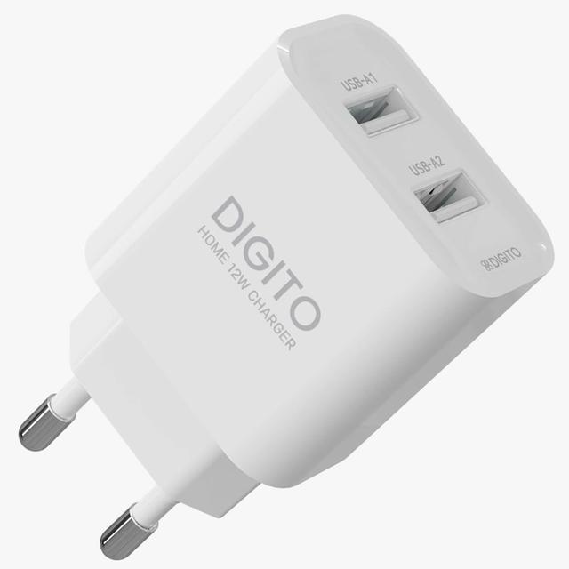 가정용 12W USB 듀얼 분리형 2포트 고속 충전기