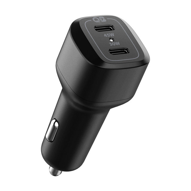 USB PD 75W C타입 PPS 듀얼 차량용 초고속 충전기 PC2200(갤럭시 Z플립4 호환)
