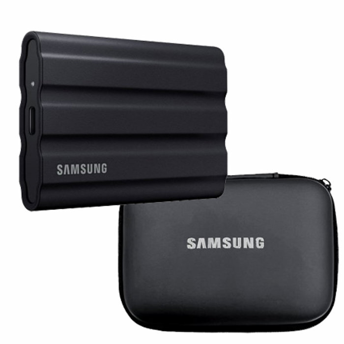 삼성전자 포터블 외장SSD T7 Shield 1TB 블랙 USB 3.2 Gen.2 MU-PE1T0S/WW 정품 파우치 선택