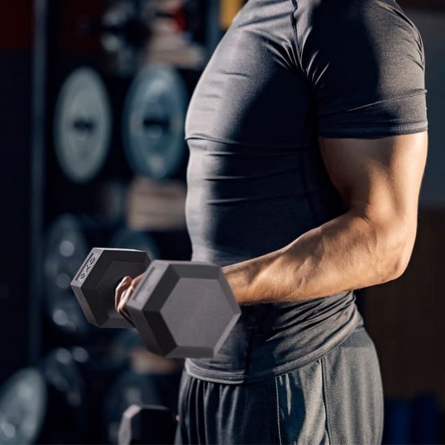 아이워너 냄새 안나는 PEV 육각 아령 12kg 1개 덤벨