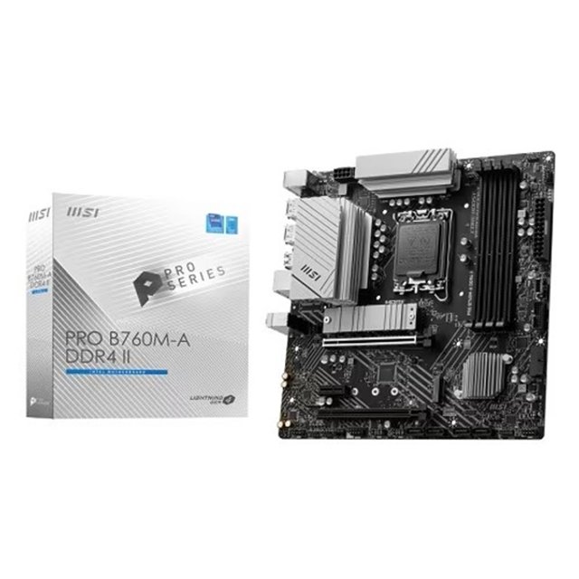 MSI PRO B760M-A DDR4 II 인텔 메인보드 CL