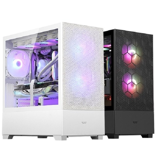DARKFLASH DF5000 MESH ARGB 강화유리 화이트