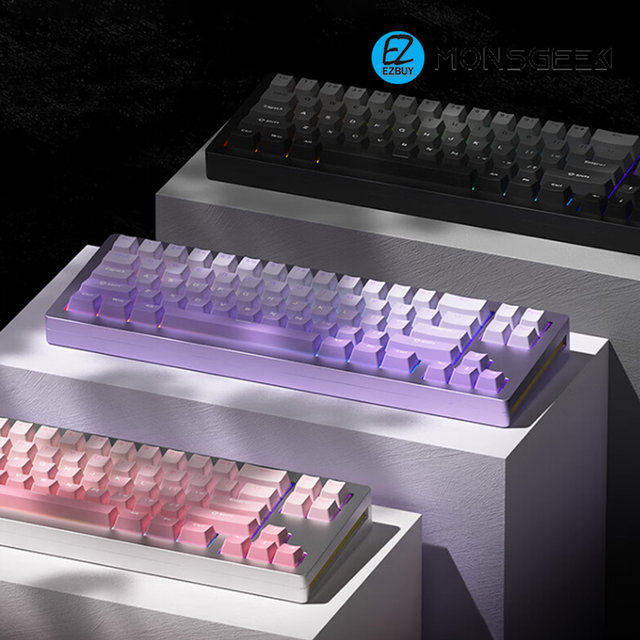 [해외직구] MONSGEEK M7W 몬스긱 핫스왑 기계식 키보드 커스텀 하우징 (키보드 축 미포함)  DIY