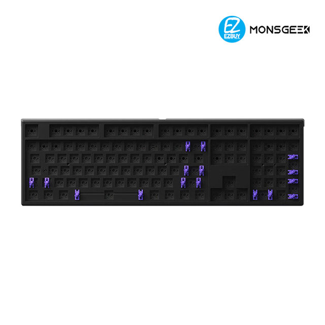 [해외직구] MONSGEEK MG108W 몬스긱 핫스왑 기계식 키보드 커스텀 하우징 DIY 108키