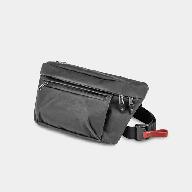 [키홀더 증정] [WOTANCRAFT] 우탄크래프트 가 Waist Pack Sling Pouch 3.5L Charcoal Black
