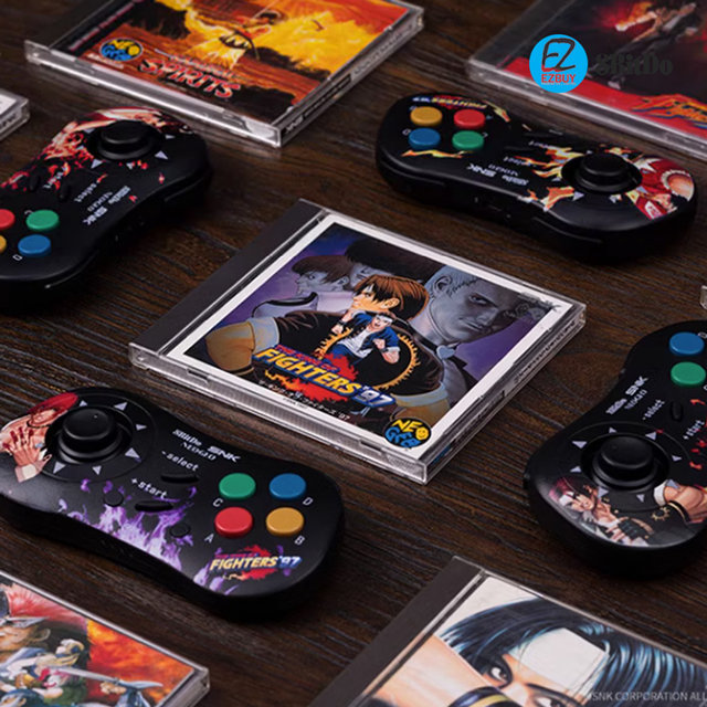 [해외직구] 8BitDo 네오지오 무선 컨트롤러 SNK 공식 라이센스 / SNK 콜라보 / 킹오파 컨트롤러 블랙