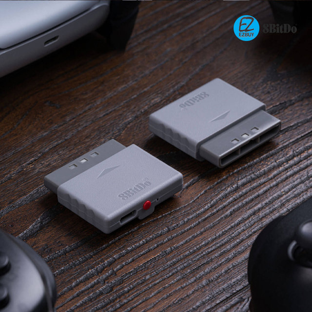 [해외직구] 8BitDo 플레이 스테이션 블투투스 리시버 PS1 PS2 윈도우 레트로 수신기